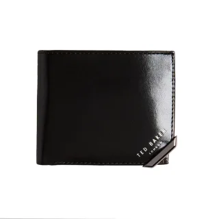 Ted Baker Kornerr Metall Ecke Herren Schwarz Brieftasche