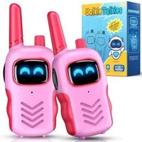 LaCute Walkie Talkie Kinder Walkie Talkie Spielzeug mit Funkgerät LED-Display für Outdoor, (Kinder Walkie Talkie Spielzeug Set mit zwei Geräten für Outdoor, 2-St., Kinder Walkie Talkie Spielzeug Set inklusive Lanyards und Geschenkbox), Automatische R