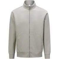 Allthemen Sweatjacke Herren mit Stehkragen Freizeitjacke Baumwolle Jacke für Herbst