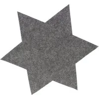 Annastore Platzset 6 x Filzsterne in verschiedenen Größen und Farben, (Platzdeckchen, Platzset), Weihnachtsdeko Filz, Tischset aus Filz, Untersetzer