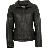 7eleven Lederjacke Chiara/L 7eleven - Damen Lederjacke Lammnappa schwarz