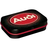 Nostalgic-Art Pillendose Pillendose - Audi - Audi Logo Red Shine
