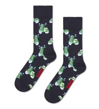 happy socks - Scooter Sock Schwarz - Gr. - 43.5
