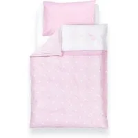 Träumeland Babybettwäsche kuschelweiche Bettwäsche Krone, Jersey, 2 teilig