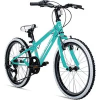 bergsteiger Kinderfahrrad Kansas 20, 24 Zoll, 6, 7, 8, 9, 10, 11 Jahre, Mädchen, Jungen, 6 Gang Shimano Tourney RD-TY300 Schaltwerk, Kettenschaltung, V-Brakes