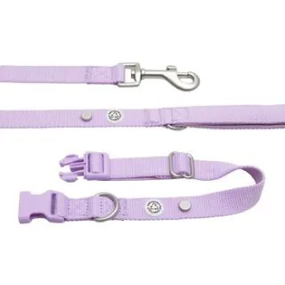 Barkalot Hundehalsband-Auslaufset flieder M