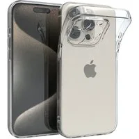 EAZY CASE Handyhülle für iPhone 15 / 15 Plus / 15 Pro / 15 Pro Max Case 6,1 Zoll, durchsichtige Hülle Ultra Dünn Silikon Backcover TPU Telefonhülle Klar