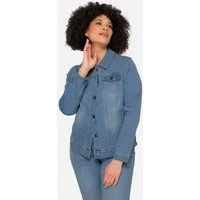Angel of Style Jeansjacke Jeansjacke Frieda Wascheffekte Hemdkragen Langarm