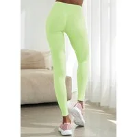 LASCANA Seamless Leggings Po Push Up mit Rippstruktur und Shapingeffekt, Sporthose, Sportleggings