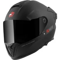 FC-Moto Motorradhelm Hawk EVO Solid Helm, vorbereitet für Kommunikationssystem,vorbereitet für Pinlockschei