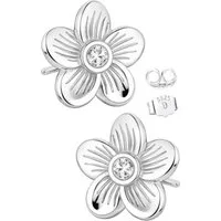 Limana Paar Ohrstecker Damen Ohrringe Blume 925 Silber gold Geschenk Frau Schmuck (Echtschmuck inkl. Schmuckbox), Geburtstag Ostern Muttertag Nikolaus Weihnachten Valentinstag
