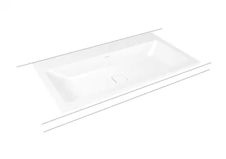 Kaldewei Einbauwaschtisch Cono, Modell 3081 ohne Überlauf 900x500, 901706003701 901706003701