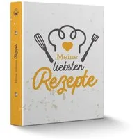 itenga Präsentationsordner itenga Rezeptordner DIN A4 KOCHMÜTZE weiß Ringbuch