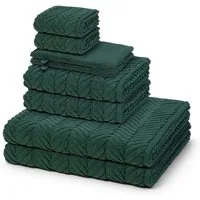 ROSS Handtuch Set Sensual Skin, Walkfrottee (Spar-Set, 8-St), 2 X Wasch- 2 X Gäste- 2 X Dusch- 2 X Handtuch im Set - Baumwolle
