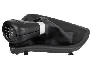 Schaltknauf + Schaltmanschette Rahmen 6-Gang für BMW 5er E60 / E61 ab 2002-2010