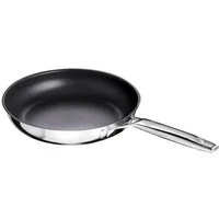 SCHULTE-UFER Bratpfanne Bratpfanne 28 cm Astral UniverSUS, Edelstahl, schwarz, spülmaschinenfest, backofengeeignet, Antihaft