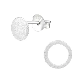 Kugel Ohrringe aus 925 Silber