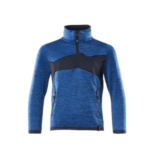 MASCOT Fleecepullover für Kinder ACCELERATE Azurblau / Schwarzblau 152 - 18903-316-91010-152