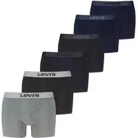 Levi's® Boxer Herren Boxershort 6er Pack Baumwollmischung (Packung, 6er Pack)
