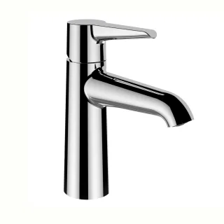 LAUFEN Waschtischarmatur PURE Festauslauf Ausladung 110mm ohne Ablaufventil chrom HF901702100000