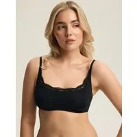 ESOTIQ Bralette-BH Bralette Arien, ohne Bügel, Spitzenbesatz