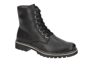 Gabor 71.764 Schwarz Best Fitting Stiefeletten Echtleder Textil Fu?bett Schn?...