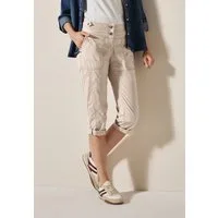 CECIL Caprihose Style New York Sommerhose mit Knopfdetails am Bund