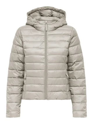 ONLY - ONLTAHIA LW QUILTED HOOD JKT NOOS OTW Pumice Stone - Gr. - S