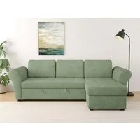 Trends by HG Ecksofa Lasse L-Form, B: 259 cm, mit Bettfunktion & Bettkasten