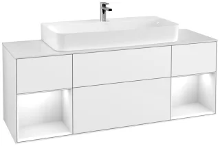 Villeroy & Boch Waschtischunterschrank Finion F21 1600x603x501mm WT mittig, F211GFGF F211GFGF