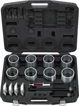 KS Tools Druck- und Zughülsen-Satz, in Kunststoffkoffer, 22-tlg - 700.1800