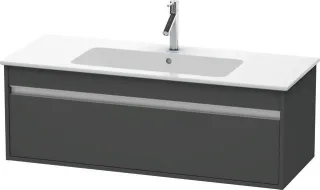 Duravit Ketho Waschtischunterbau wandhängend Graphit Matt 1200x475x410 mm - KT642104949 KT642104949