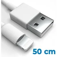 Justcom Apple iPhone SE 2020 2. Gen USB-Kabel, Lightning, USB-A (50 cm), Schnellladekabel, Datenkabel, Handy, Tablet