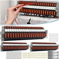 PRIISF Verbindungsklemme 60 Stück Reihenklemmen Hutschiene PCT-211 Verbindungsklemmen mit Hebel, 0,08-4 mm² Durchgangsklemme Hutschiene, Klemmblock Klemmleiste Kit, DIN Schiene Klemmenblock Flammhemmend & Wiederverwendbar, für Automatisierungsprojekt