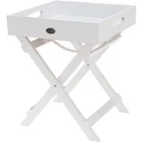Neuetischkultur Beistelltisch Holztisch mit abnehmbarem Tablett Mini (Stück, 1-St., 1 Beistelltisch), Tabletttisch zusammenklappbar