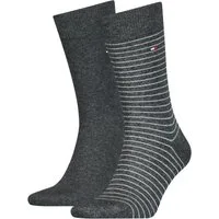 Tommy Hilfiger Socken TH MEN SMALL STRIPE SOCK 2P (2-Paar, 2 Paar) Tommy Hilfiger-Branding