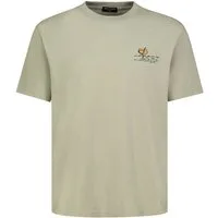 Eight2Nine T-Shirt Herren T-Shirt mit Backprint Relaxed-Fit Shirt, großes Motiv hinten, kleiner Print vorne