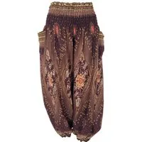 Guru-Shop Relaxhose Luftige XL Pluderhose für starke Frauen, plus.. Ethno Style, alternative Bekleidung