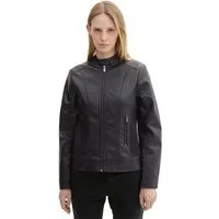 TOM TAILOR Bikerjacke Kunstleder mit Reißverschluss