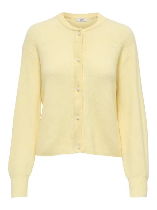 JDY - JDYLUMI L/S BUTTON CARDIGA KNT NOOS Golden Haze - Gr. - L