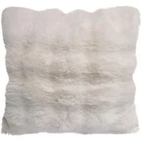 REALLaxx Fellkissen Kaninfell Bubble, 45x45 / 50x70cm Dekokissen weiches Kunstfell, Kissenbezug mit Füllung