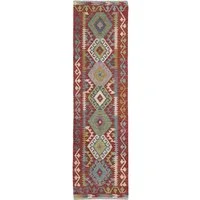 CABBEL Orientteppich 289x83 cm Kilim Multicolor Kelim Teppich Schurwolle Handgewebt Unikat, rechteckig, Höhe: 4 mm, 100% Schurwolle – weich und pflegeleicht