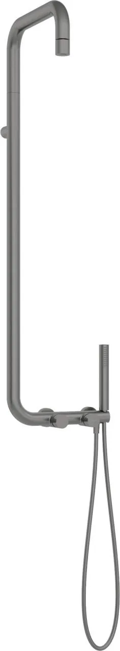 Neuesbad Serie 600 Duschsystem mit Thermostatarmatur, titanium NB1DENQS_D4XT1
