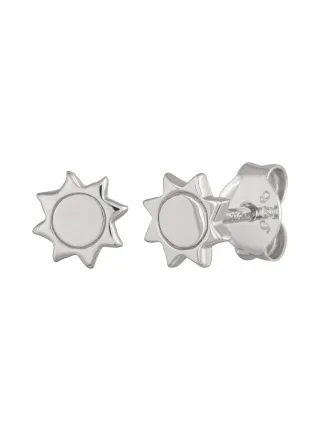 cai Ohrstecker 925 Sterling Silber rhodiniert Sonne