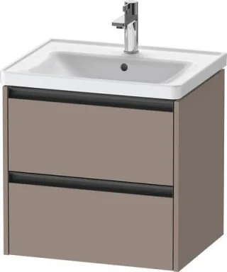 Duravit Ketho.2 Waschtischunterbau wandhängend Basalt Matt 584x455x549 mm - K25281043430000 K25281043430000