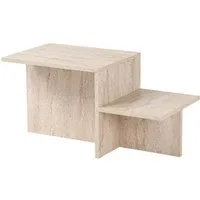 Skye Decor Couchtisch Kompakter Couchtisch in 6 Design-Varianten (1-St., 1 tlg 80x40 Couchtisch), Couchtisch 80x40 cm, in 6 Farben