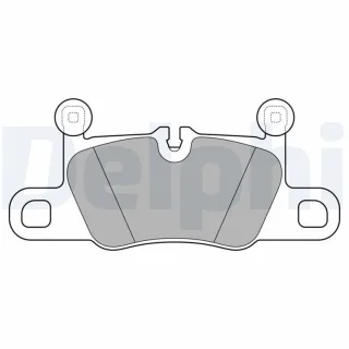 Delphi Bremsbel?ge hinten Porsche 911 Cayenne