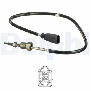 Delphi Abgastemperatursensor VW Crafter 2,5 TDI TS30168
