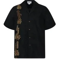 Pacific Legend Hawaiihemd "Turtle Vertikal" Herren Kurzarm Baumwolle Kokosknöpfe Original Hawaii