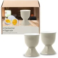 matches21 HOME & HOBBY Eierbecher, (4-tlg), Spülmaschinenfeste Eierhalter für Frühstückstisch